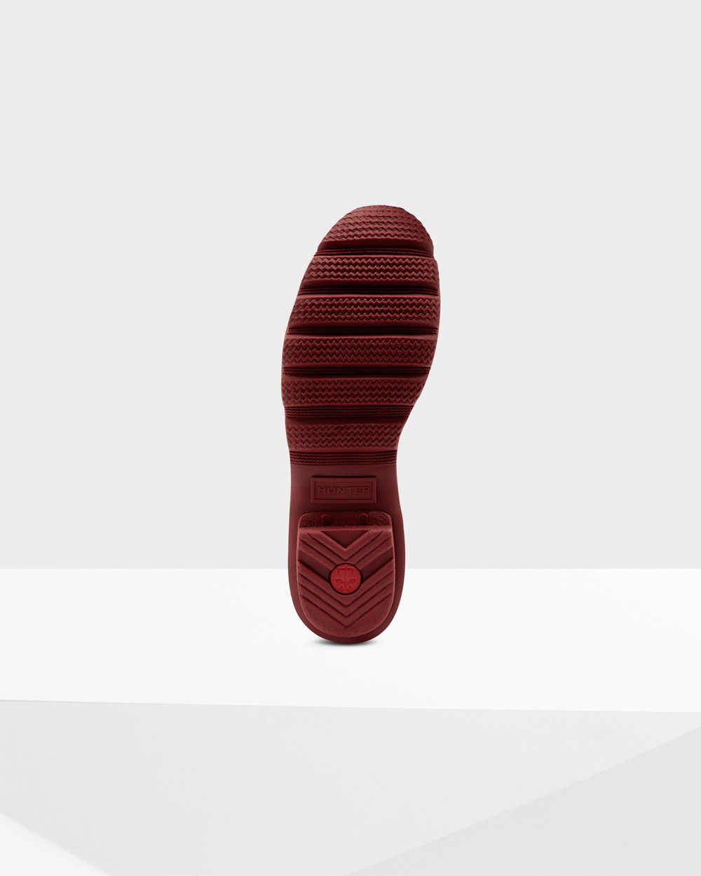 Galochas Altas Hunter Feminina Cinzentas Vermelhas - Original - 64ZWXVDIS